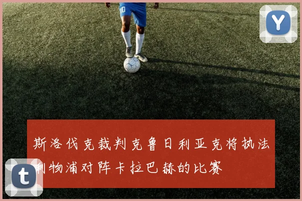 斯洛伐克裁判克鲁日利亚克将执法利物浦对阵卡拉巴赫的比赛